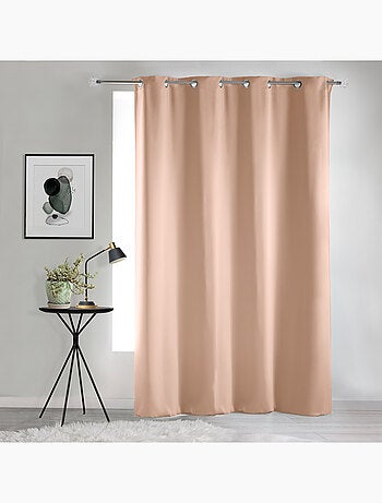 Rideau occultant à œillets