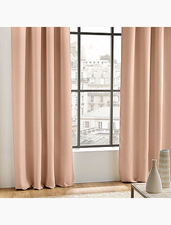 Rideau occultant à œillets