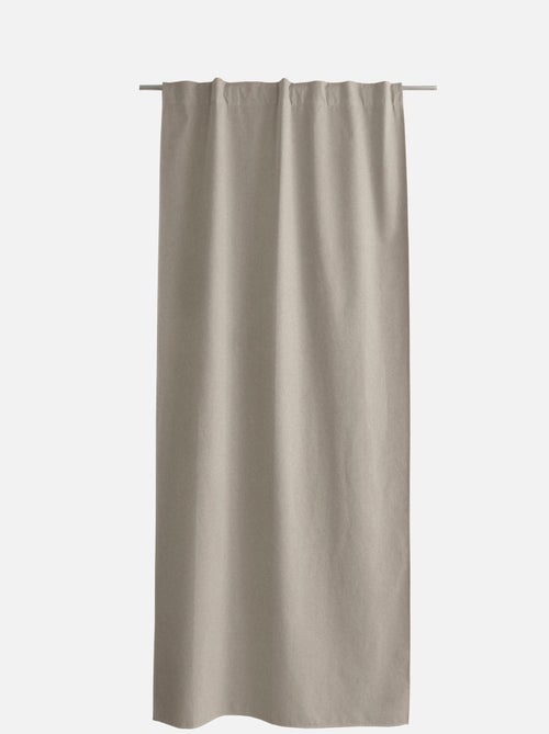 Rideau occultant aspect chambray - Kiabi