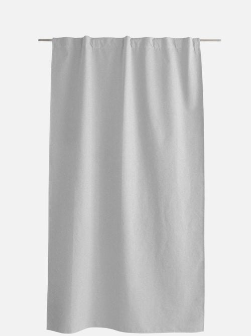 Rideau occultant aspect chambray - Kiabi