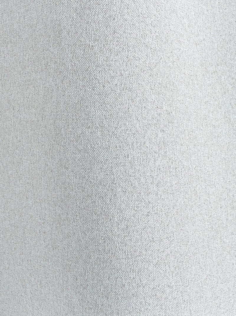 Rideau occultant aspect chambray Blanc - Kiabi