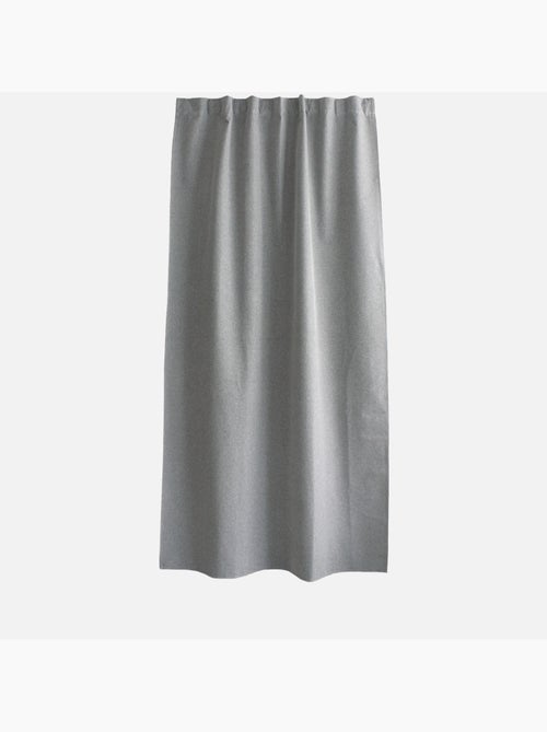 Rideau occultant aspect chambray - Kiabi