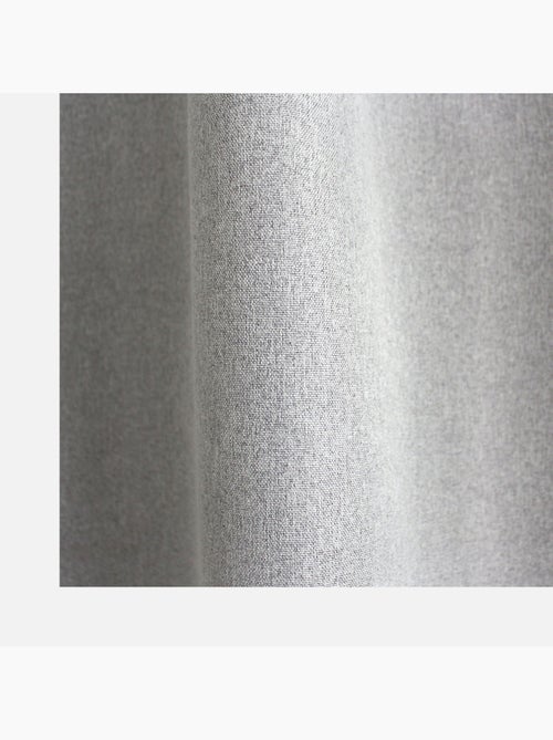 Rideau occultant aspect chambray - Kiabi