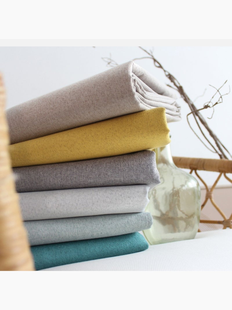 Rideau occultant aspect chambray Gris - Kiabi
