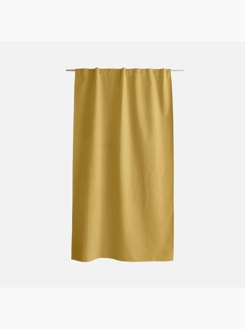 Rideau occultant aspect chambray - Kiabi