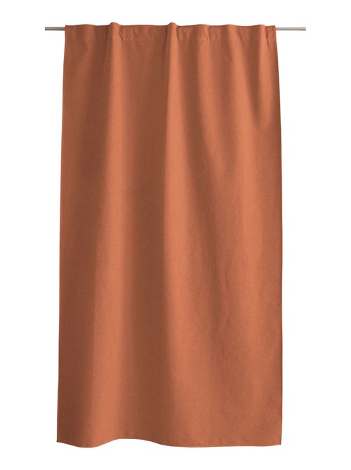 Rideau occultant aspect chambray - Kiabi