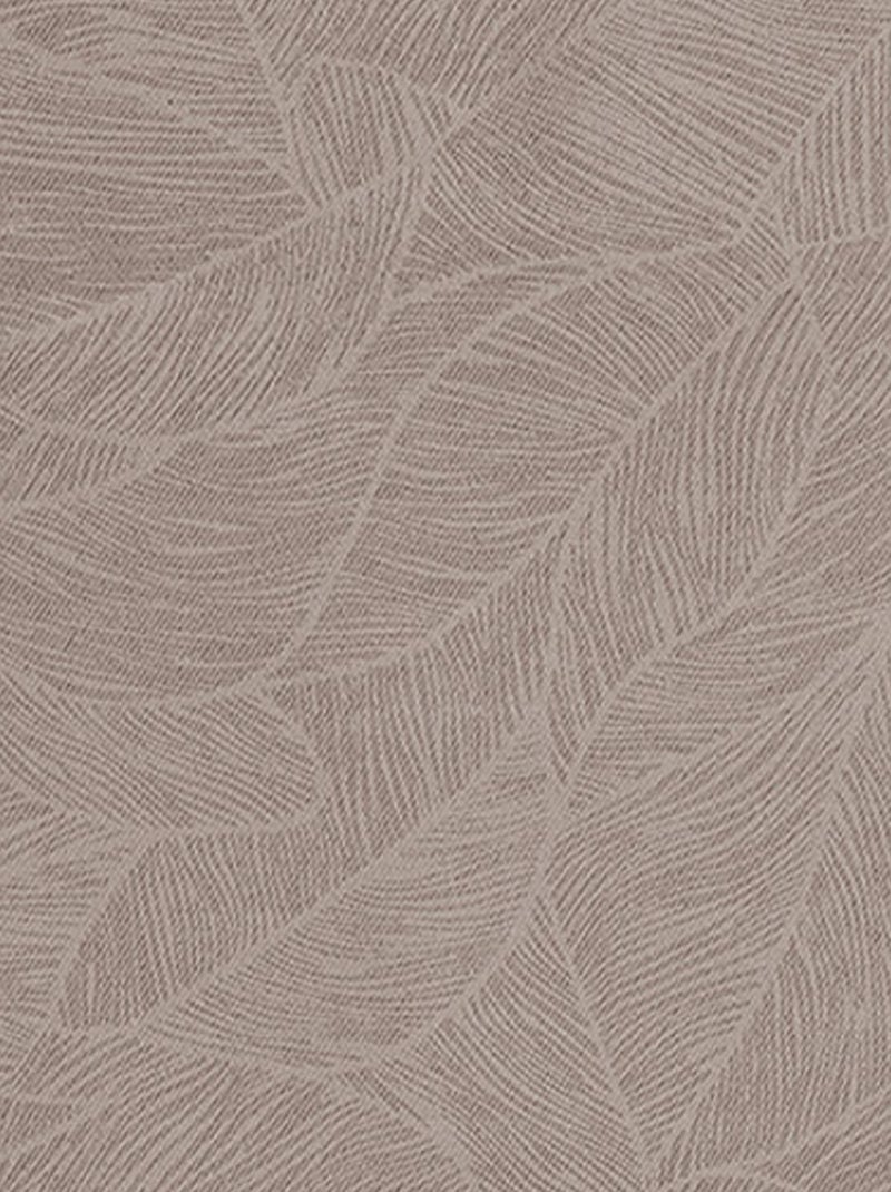 Rideau occultant avec feuilles en relief Beige clair - Kiabi