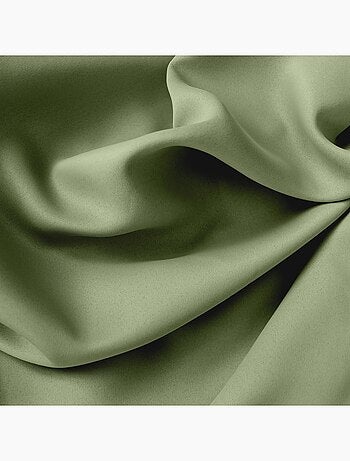 Rideau occultant fil noir avec 8 œillets