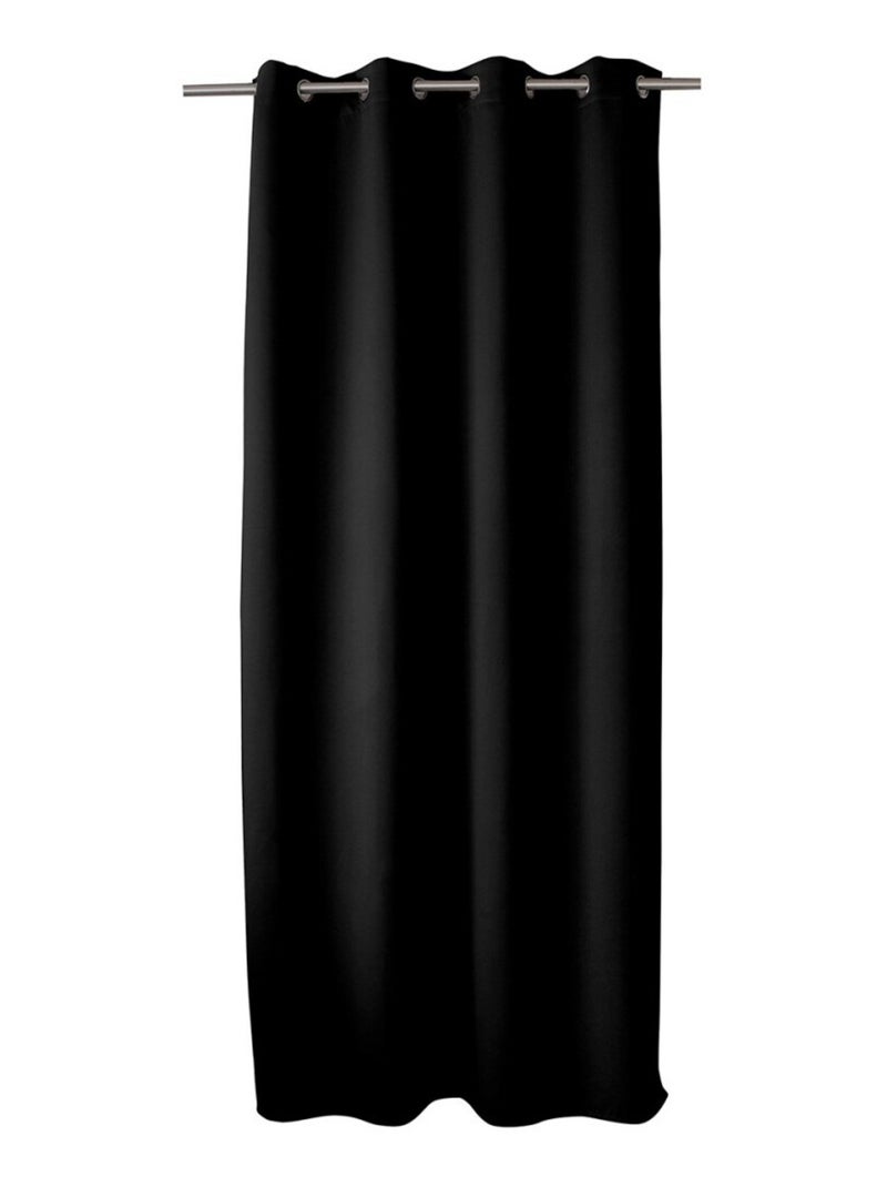 Rideau occultant Basic Noir - Kiabi