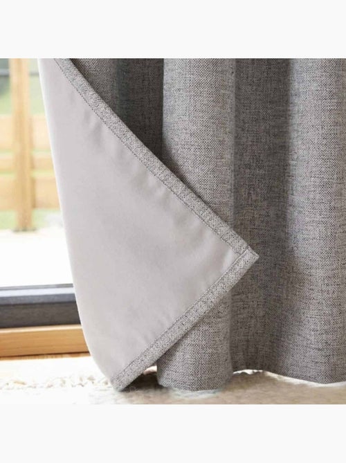 Rideau occultant beige 140x240cm - Kiabi