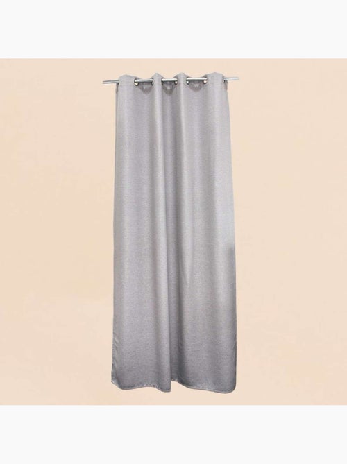 Rideau occultant beige 140x240cm - Kiabi