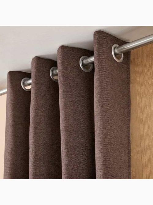 Rideau occultant beige 140x240cm - Kiabi