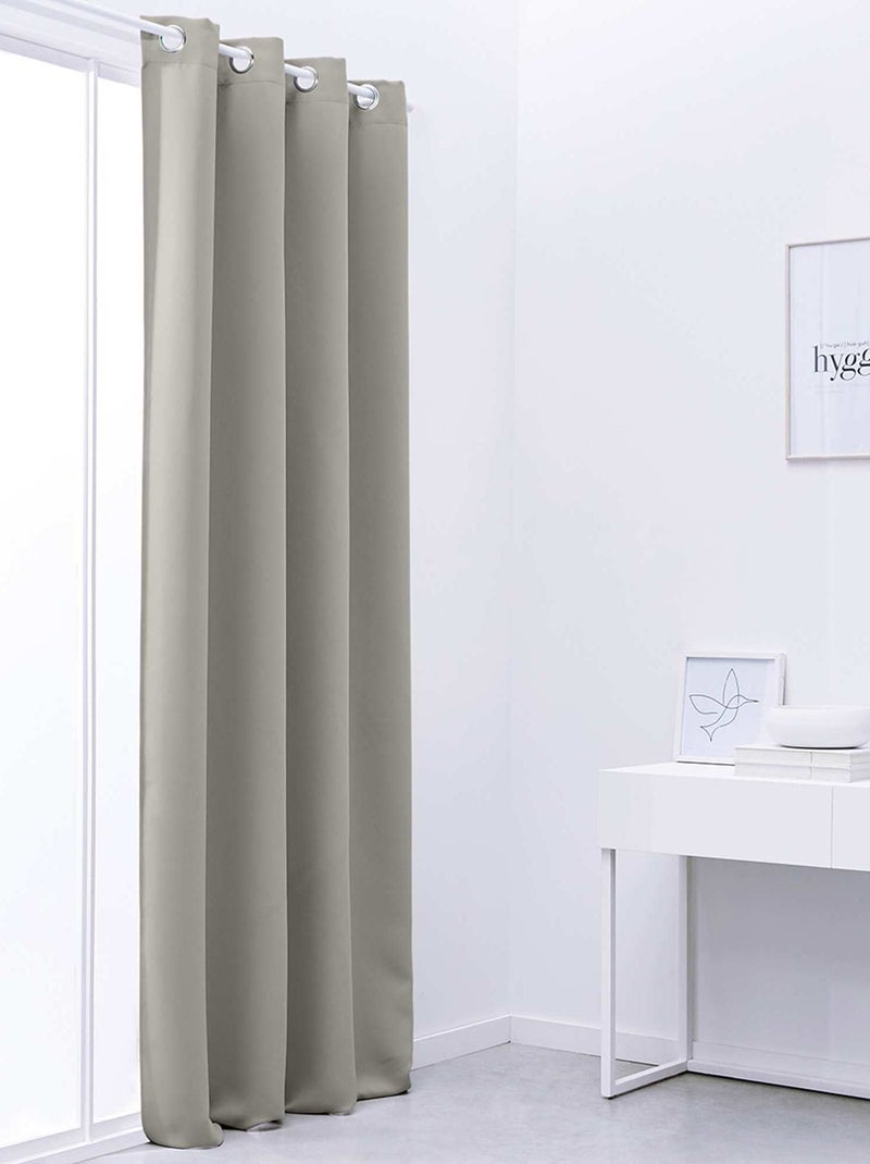 Rideau occultant BEIGE - Kiabi