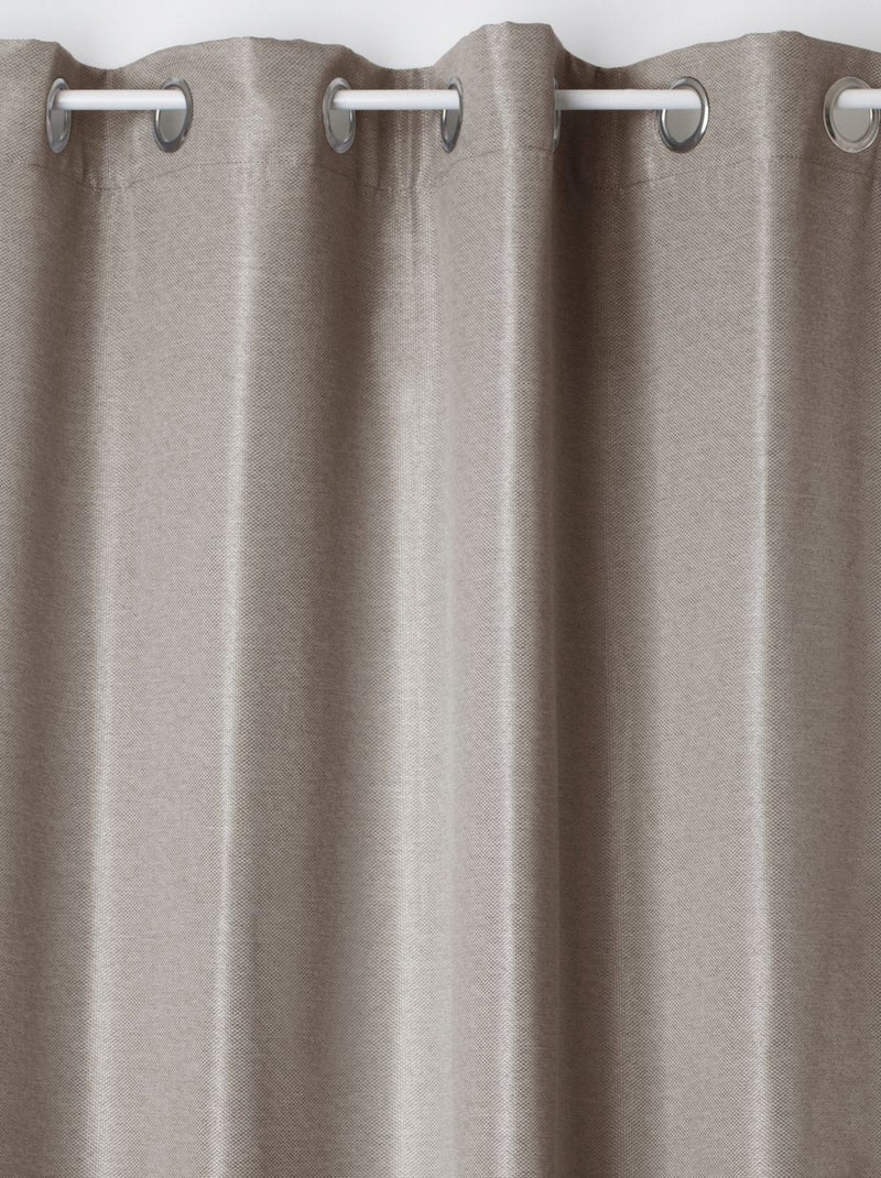 Rideau occultant ELENA Beige - Kiabi