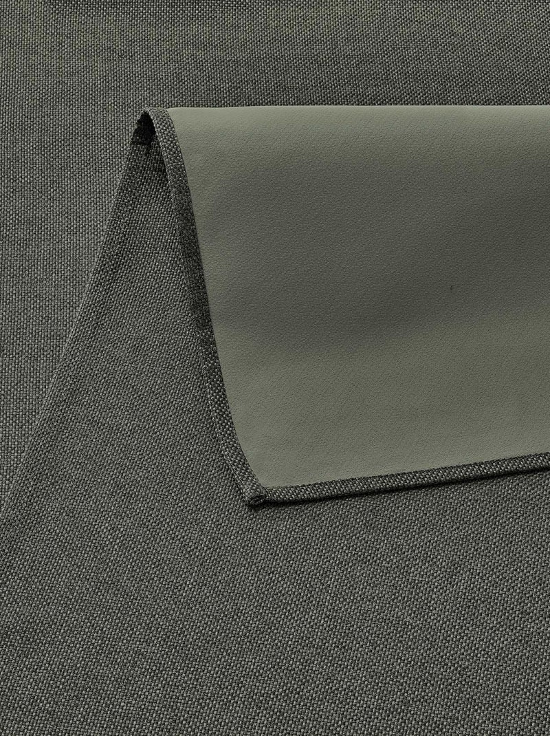 Rideau occultant en toile unie Vert olive - Kiabi