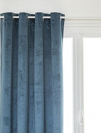 Rideau occultant en velours