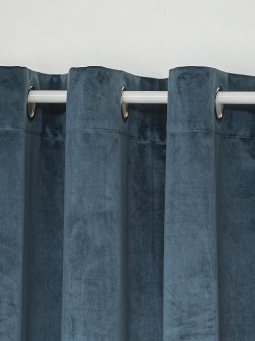 Rideau occultant en velours - Kiabi