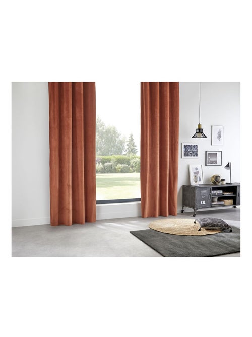 Rideau occultant en velours COCON - Kiabi