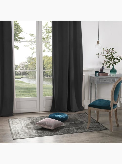 Rideau occultant en velours DOLCE - Kiabi