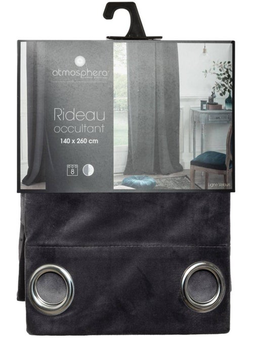 Rideau occultant en velours DOLCE - Kiabi