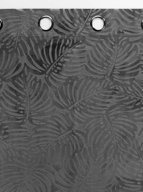 Rideau occultant en velours feuilles de monstera - Kiabi Rideau occultant en velours feuilles de monstera - Kiabi