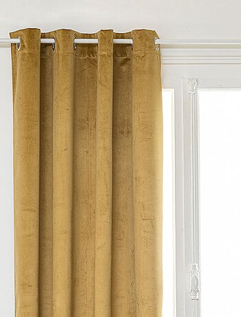 Rideau occultant en velours