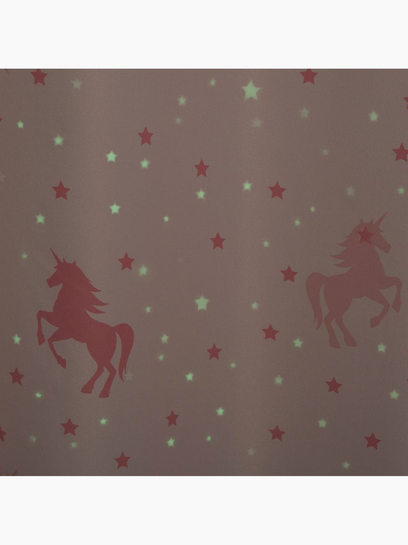 Rideau occultant enfant phosphorescent AIPO Rose - Kiabi