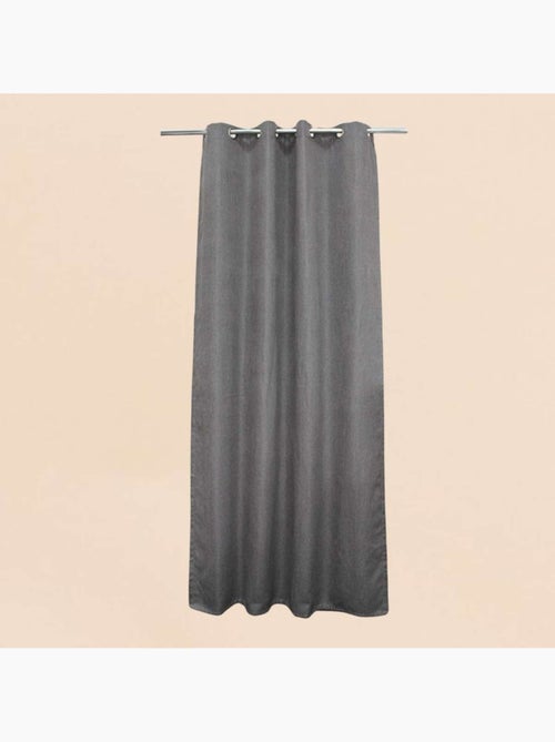 Rideau occultant envers tissé 140x240cm - Kiabi