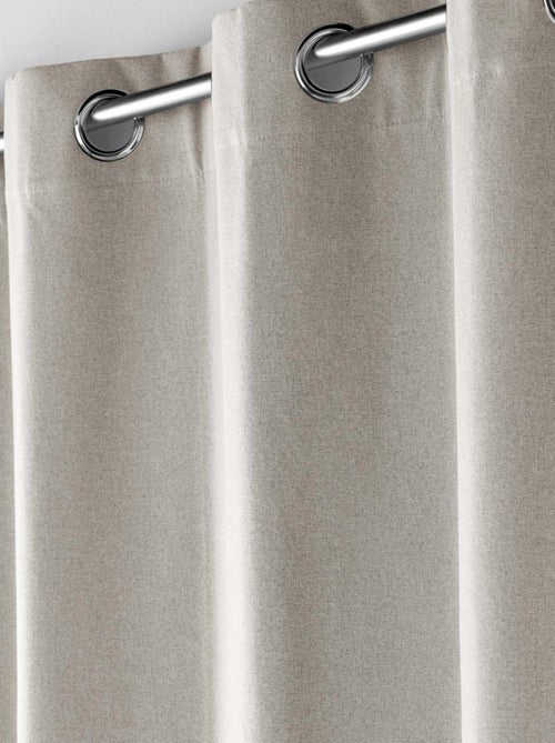 Rideau occultant et isolant thermique chiné - Kiabi