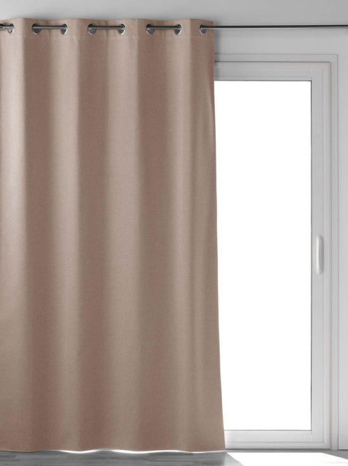 Rideau occultant et isolant thermique chiné - Kiabi