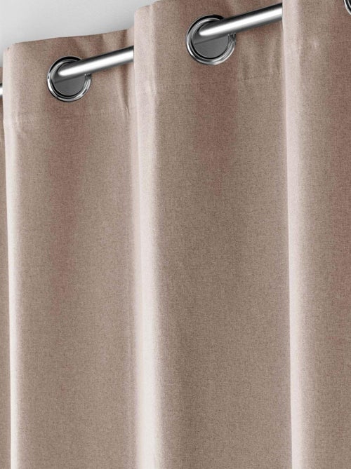 Rideau occultant et isolant thermique chiné - Kiabi