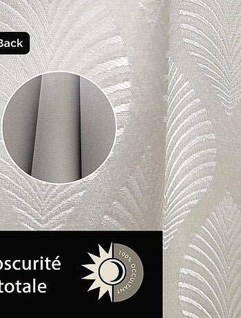 Rideau Occultant fantaisie - Prêt a poser.