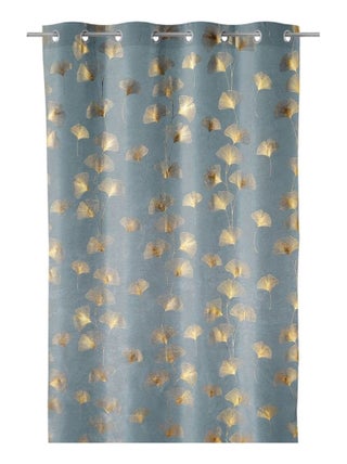 Rideau occultant feuilles de ginkgo