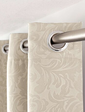 Rideau occultant frappé arabesque