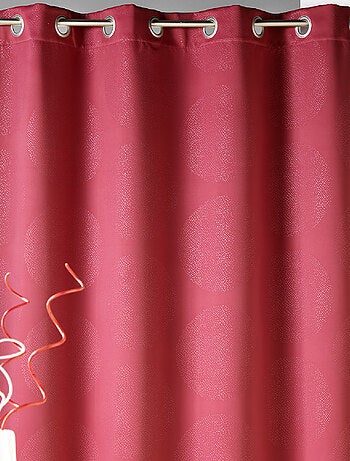 Rideau occultant frappé ronds 80% "Occultant