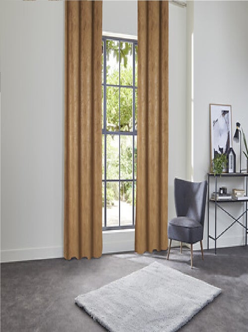 Rideau occultant Fujo velours - Kiabi