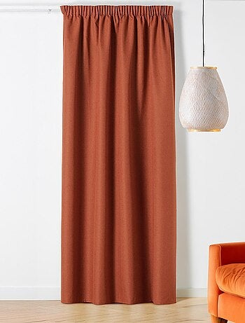 Rideau occultant galon fronceur - Effet chiné