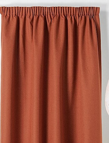 Rideau occultant galon fronceur - Effet chiné