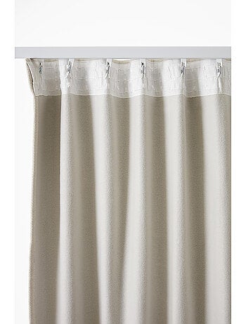 Rideau occultant – Galon fronceur couture invisible – Blackout & Polaire – BJORN
