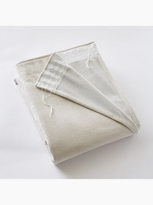 Rideau occultant – Galon fronceur couture invisible – Blackout & Polaire – BJORN - Kiabi