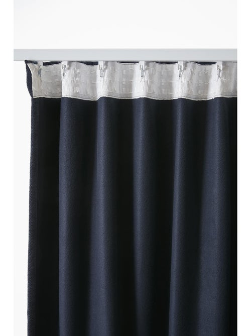Rideau occultant – Galon fronceur couture invisible – Blackout & Polaire – BJORN - Kiabi