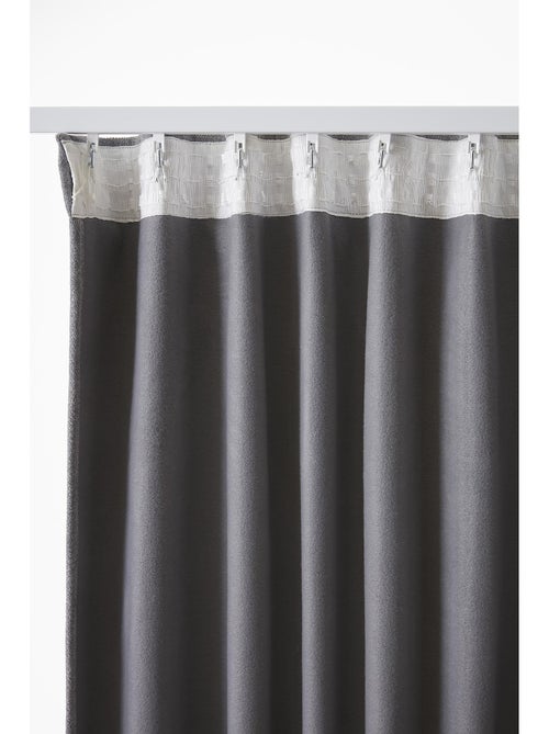 Rideau occultant – Galon fronceur couture invisible – Blackout & Polaire – BJORN - Kiabi