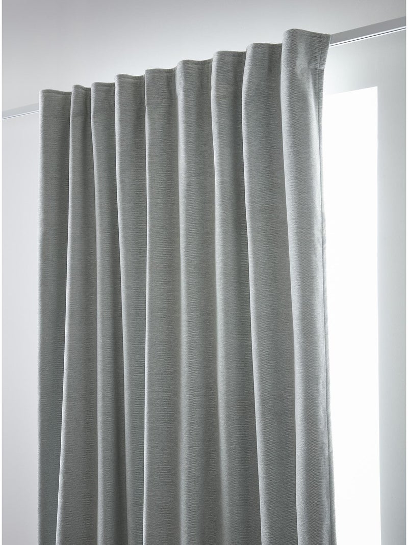 Rideau occultant – Galon fronceur couture invisible – Blackout & Polaire – BJORN Vert eucalyptus - Kiabi