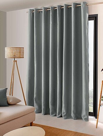 Rideau occultant grande largeur REGLISSE