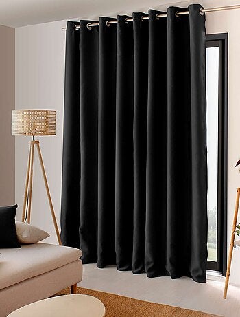Rideau occultant grande largeur REGLISSE