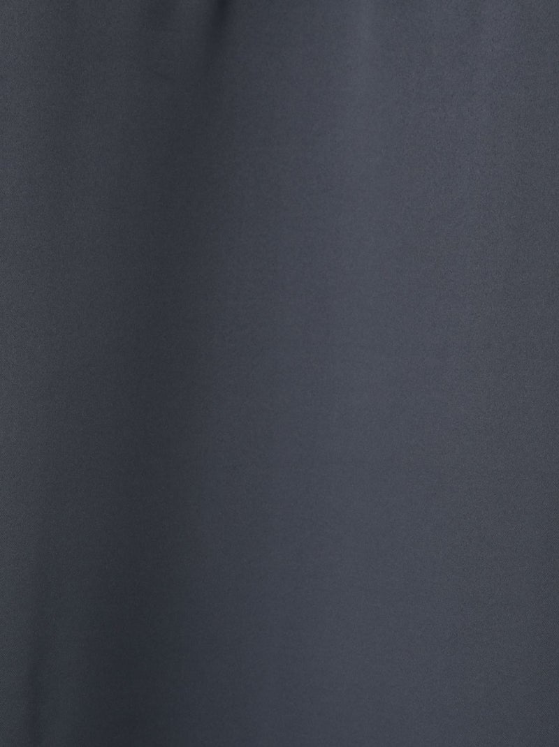 Rideau occultant Gris foncé - Kiabi