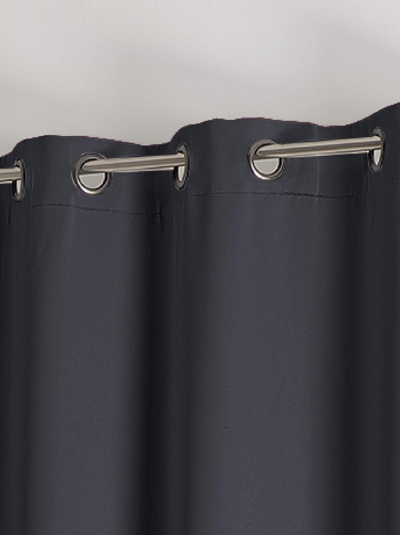 Rideau occultant ignifugé M1 non feu gris anthracite - Kiabi