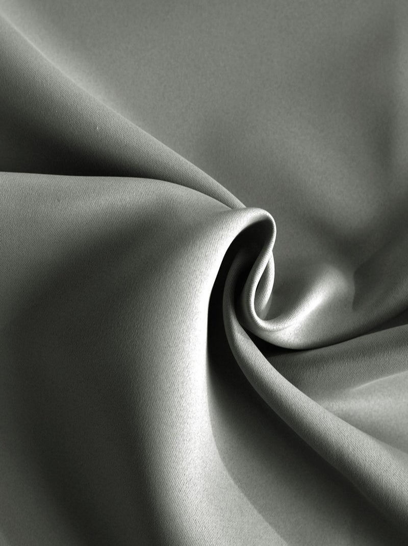 Rideau occultant ignifugé M1 non feu Gris - Kiabi