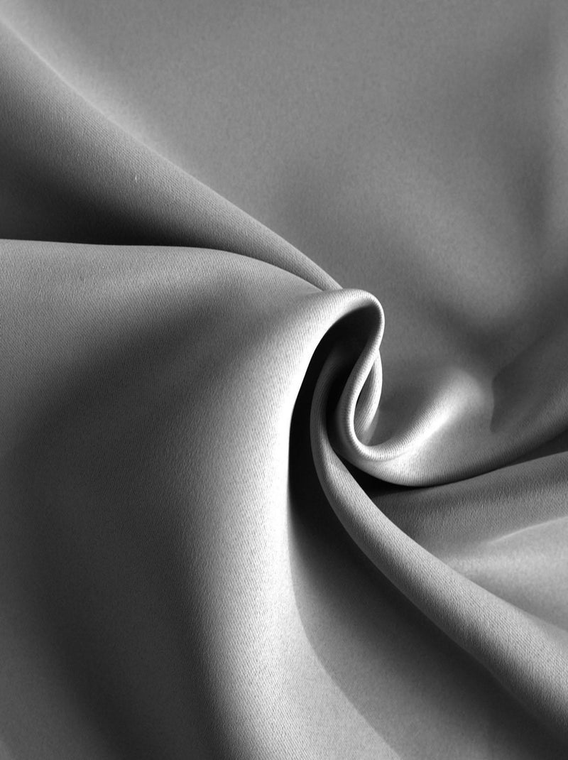 Rideau occultant ignifugé M1 non feu Gris souris - Kiabi