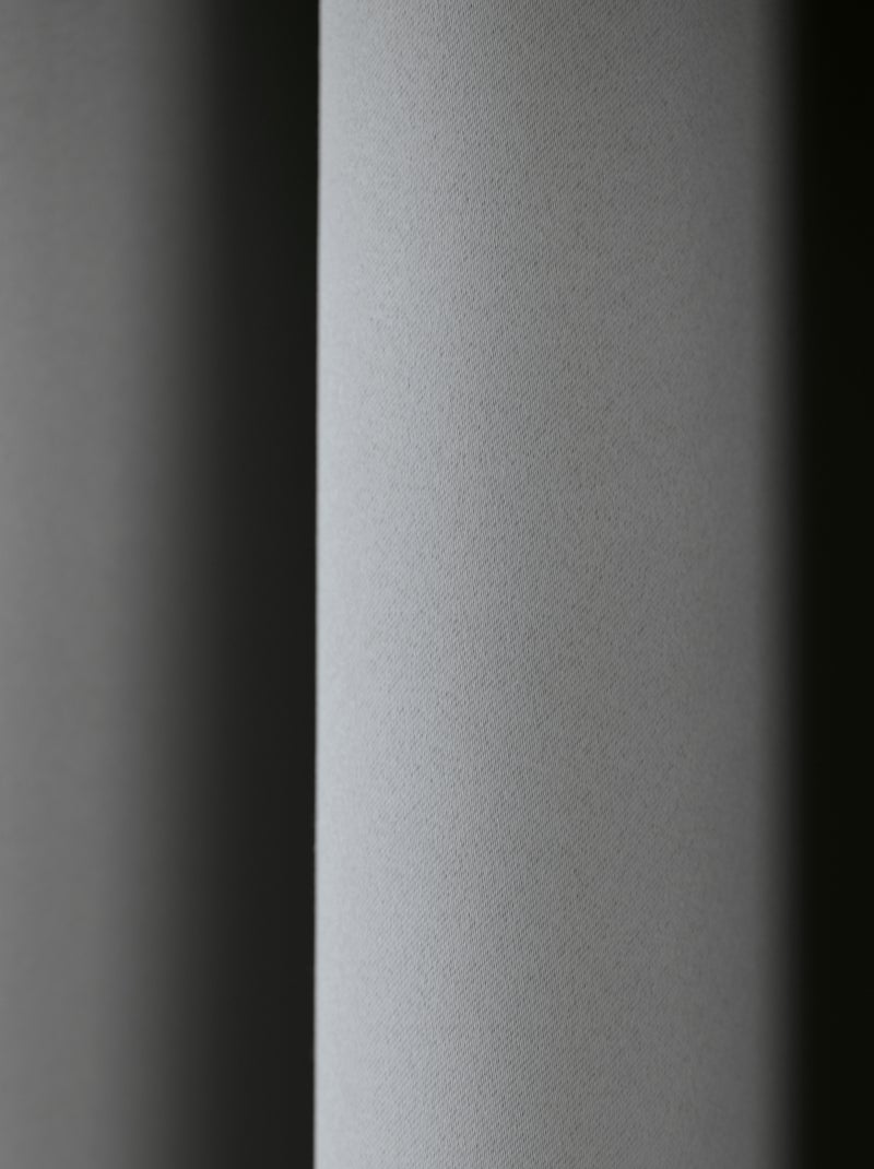 Rideau occultant ignifugé M1 non feu Gris souris - Kiabi